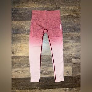 Gymshark Pink Ombre Leggings